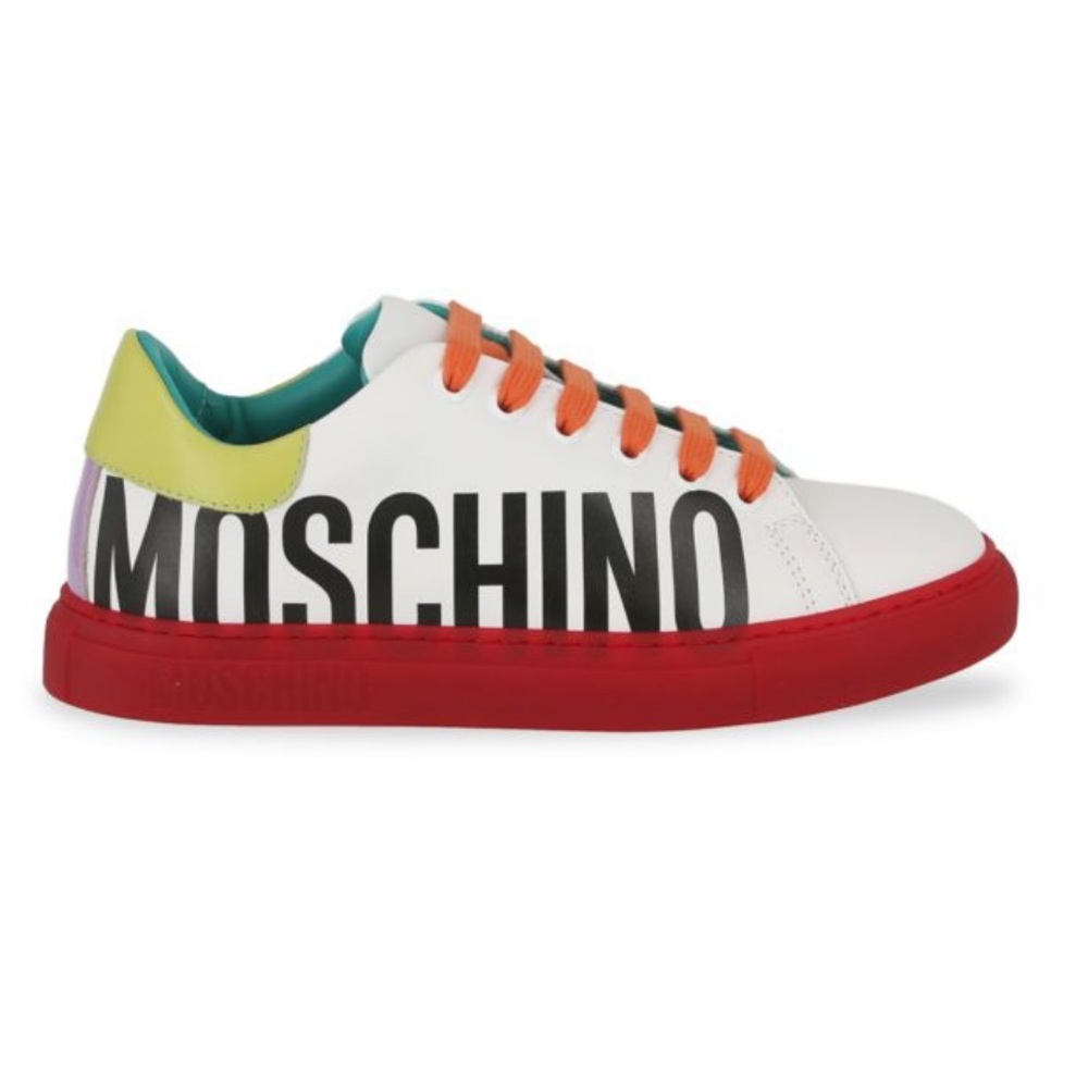 New Moschino Logo Sneakers Size 39/9 - incl box & bag